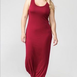 Burgundy Maxi Dress